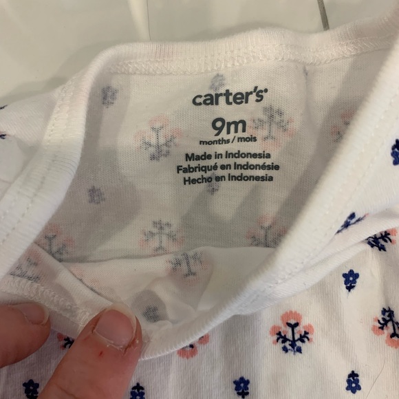 Baby girl 3 piece cat outfit. Size 9 months. Carters. EUC - Picture 2 of 5